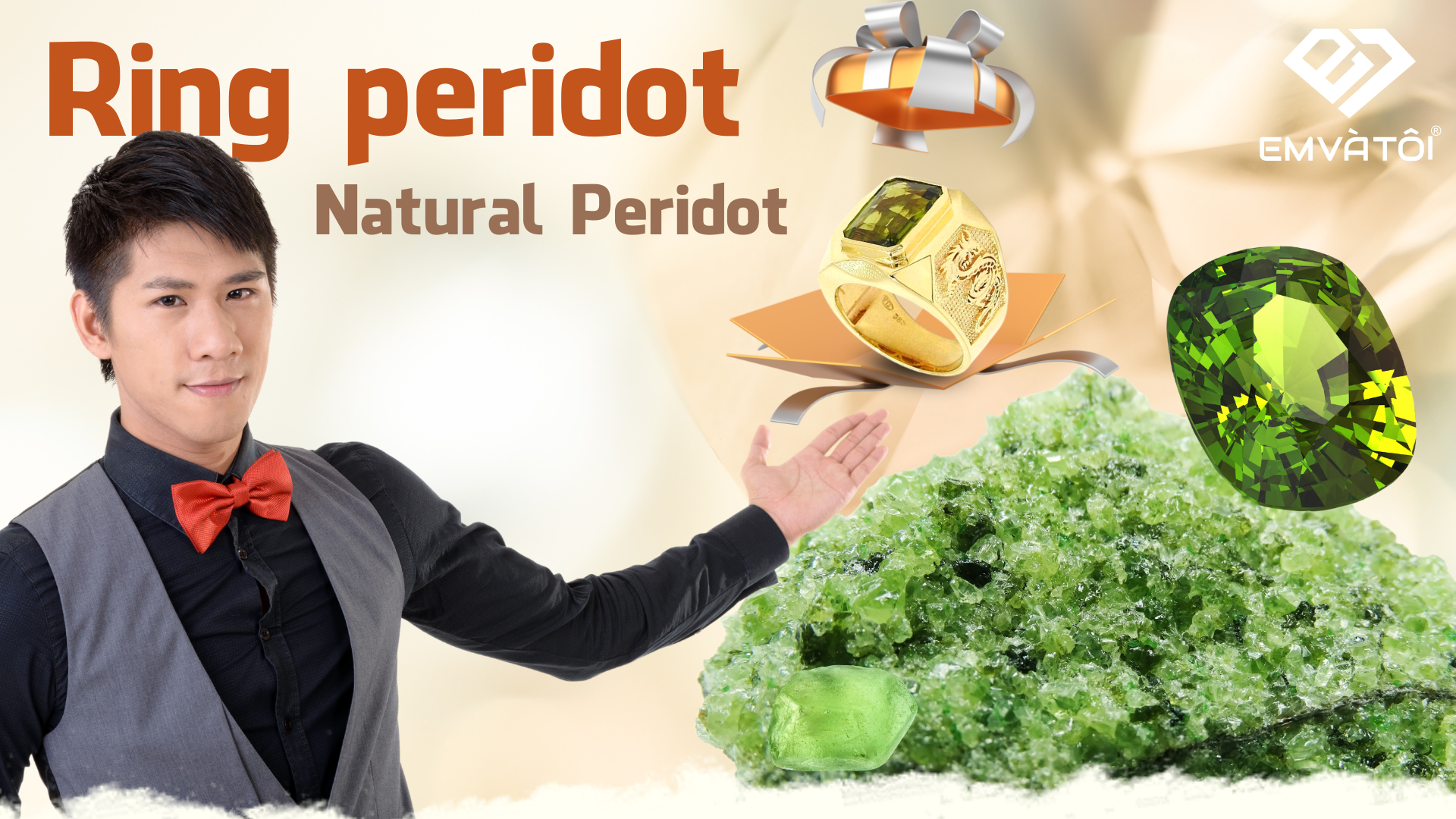 Ring peridot-emvatoi