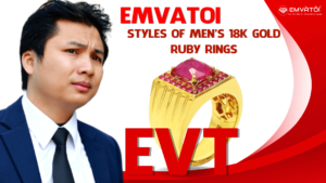 18k gold ruby ​​ring